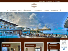 Tablet Screenshot of hotel-bellepierre.com